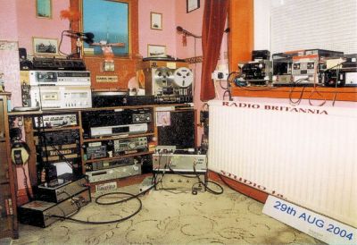 Radio Britannia studio in August 2004